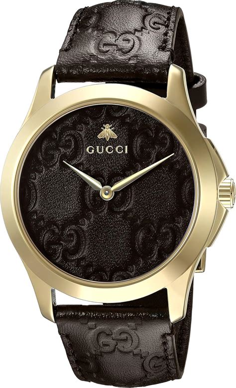 reloj gucci gold color|reloj Gucci hombre.